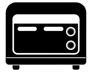 Toaster Oven Icon Vector & SVG | Kitchen Appliance Vector for Cooking Crafts, Labels & Home Decor