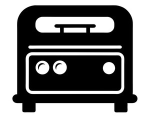 Toaster Oven Icon Vector & SVG | Kitchen Appliance Vector for Cooking Crafts, Labels & Home Decor