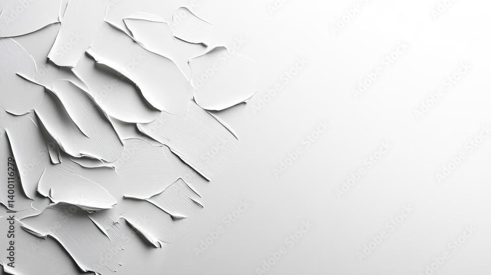 Aufkleber artistic white background texture modern studio creative design minimalistic environment close-up vi