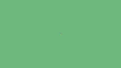Solid, muted green background with faint, colorful speckles