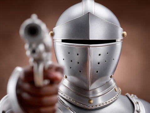 cuirassier pistol: steel plate