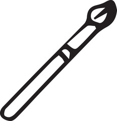 vector illustration of a metal scissors
