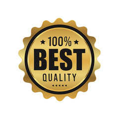 Set PNG Transparent image of high quality retro stickers or Best brand satisfaction golden label