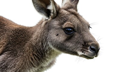 Fototapeta premium Portrait of a Young Roo AI Generated