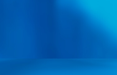 Empty dark gray room studio with shadow of leaves on concrete wall and floor for product presentation. Sunlight effect shadow.