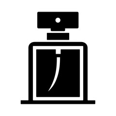 A Sleek Icon Vector Pictogram Of A Perfume Spray Bottle Capturing The Essence Of Aroma In A Simple Form