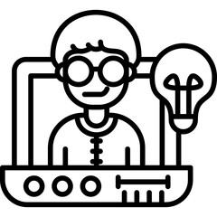 Design Thinking Icon Vector Element