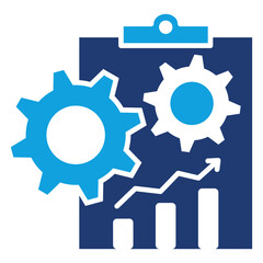 Information System Solid Blue Icon