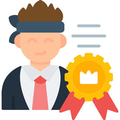 Winner Icon Vector Element