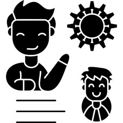 Management Icon Vector Element