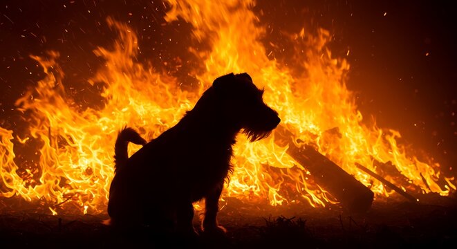 Embers and Shadow AI Generated