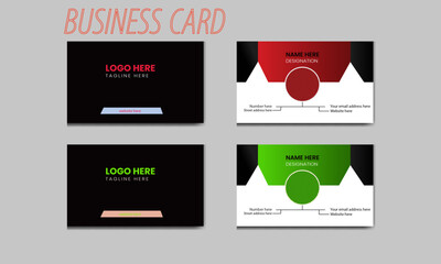 Business card template for a comapny or minimal business card mockup and creative business card template.