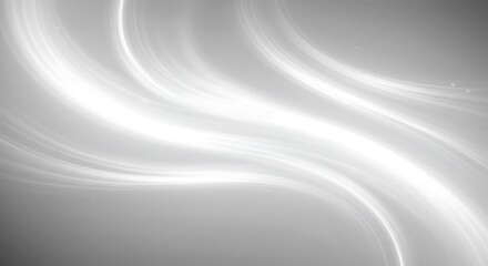 Silver Streams of Light AI Generated