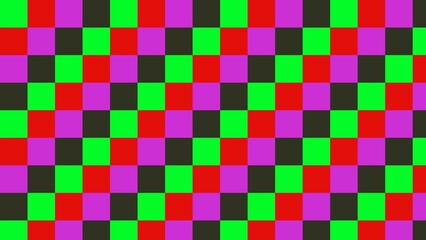 Checkerboard pattern with vibrant colors