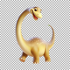 a brown crumpled paper ball, showcasing its wrinkled and textured surface, Cute and Friendly Dinosaur Character Illustration on transparent background, png, psd
