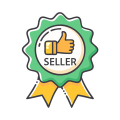 best seller badge icon, best seller badge vector illustration-simple illustration of best seller badge, perfect for best seller badge logos and icons