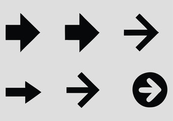 Editable icons arrows, arrow icon set, arrow icons, direction icon, navigation arrow