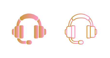 Gaming Headset Icon Design