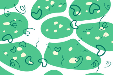 Abstract Shapes Composition Vector Art Modern Geometric Design Elements