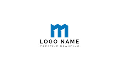 Minimalist M Logo for Branding and Identity.