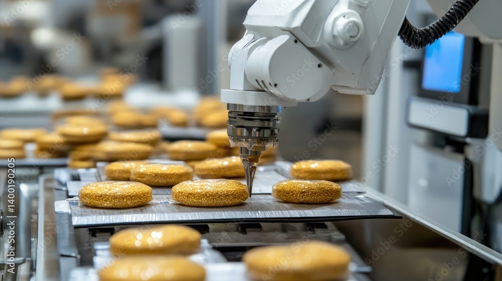 Poster robotic capsule filling line with automated quality control sensors