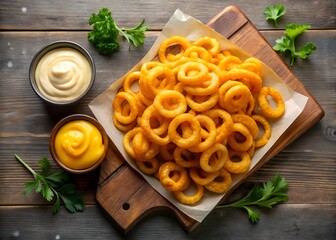 Golden Crispy Onion Rings Delight\