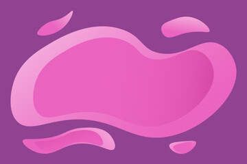 Abstract Purple Pink Swirls Vector Art Dynamic Fluid Shapes Design