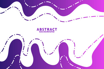 Abstract Purple Wave Vector Art Dynamic Flowing Design Vector Illustration