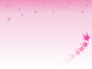 Bright pink and white stars background
