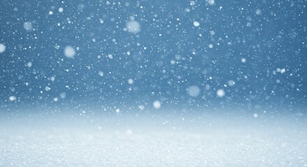 Fototapeta premium Winter's Silent Descent AI Generated