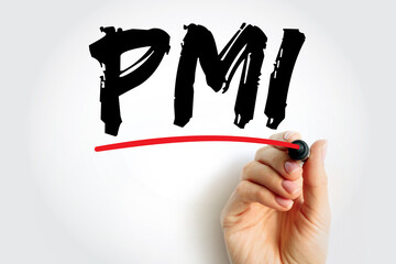 PMI Purchasing Managers' Index - economic indicators derived from monthly surveys of private sector...