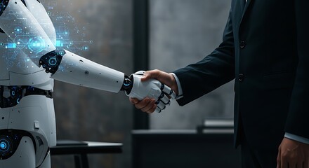 Humanity & AI: A Partnership Begins AI Generated