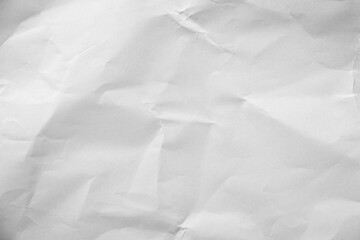 Crumpled paper texture crease natural background authenticity imperfection white sheet smooth matte paper unmarked symbolizing purity minimalism plain surface Paper art highlights organic fibers grain
