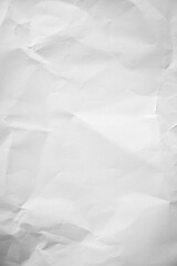 Crumpled paper texture crease natural background authenticity imperfection white sheet smooth matte paper unmarked symbolizing purity minimalism plain surface Paper art highlights organic fibers grain