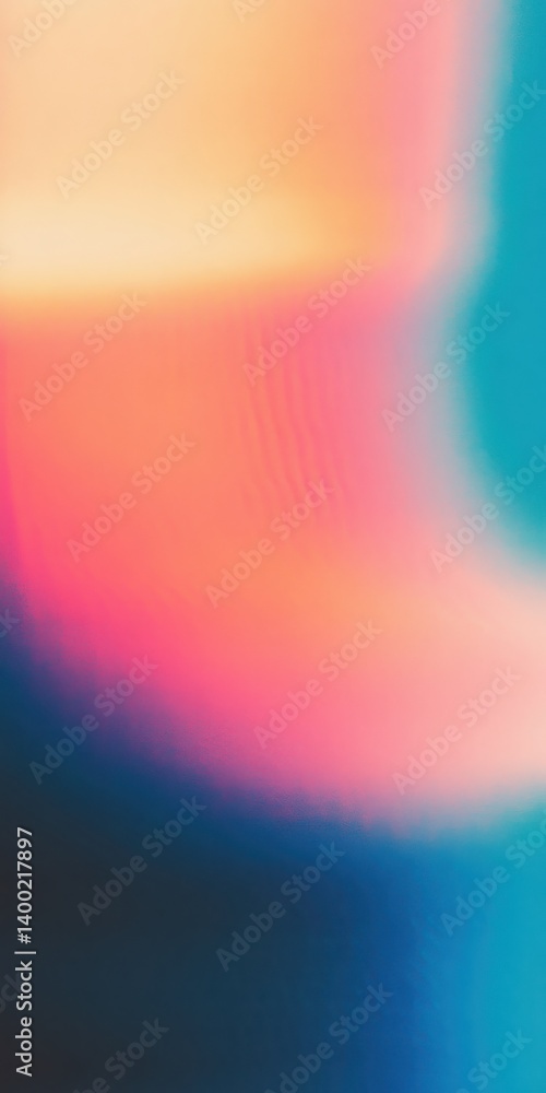 Aufkleber vibrant abstract gradient with soft colors and smooth transition effects for modern design