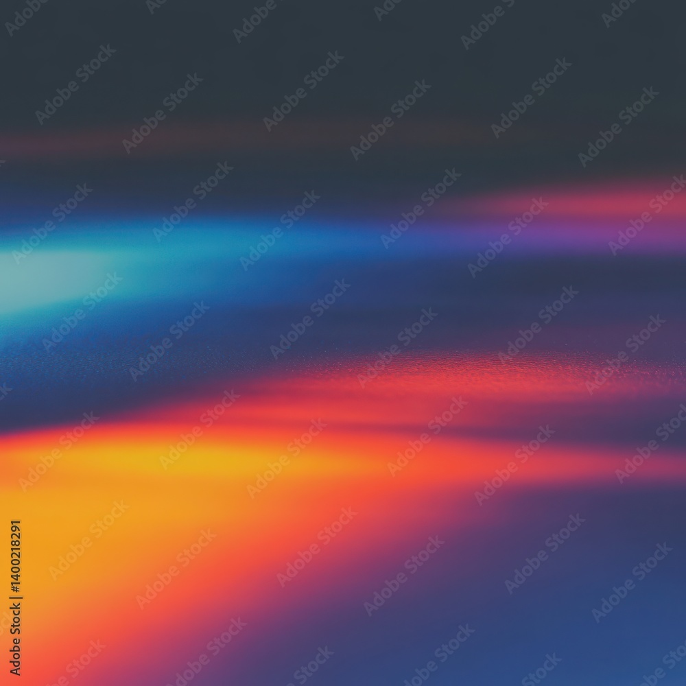 Poster vibrant abstract gradient with bold colors and smooth transitions for creative design
