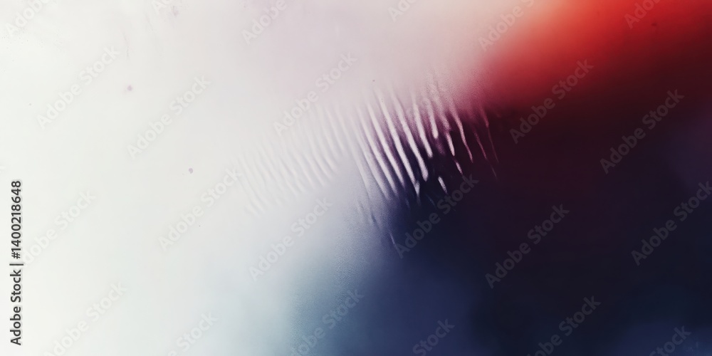 Poster abstract ripples in colorful gradient background with red and blue tones