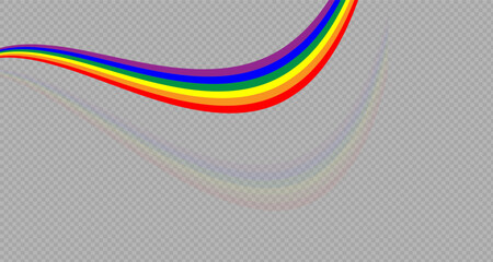 Rainbow icon, rainbow.Raindrops on a clear background. Storm with rain and white cloud on a clear background. Rain, hail and rainy weather. PNG.