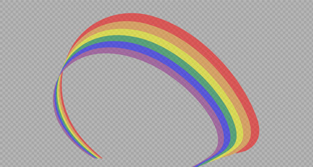Rainbow icon, rainbow.Raindrops on a clear background. Storm with rain and white cloud on a clear background. Rain, hail and rainy weather. PNG.