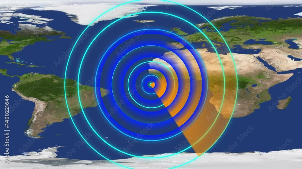 Poster hud interface target, radar direction scan for target searching hud interface radar hologram screen 