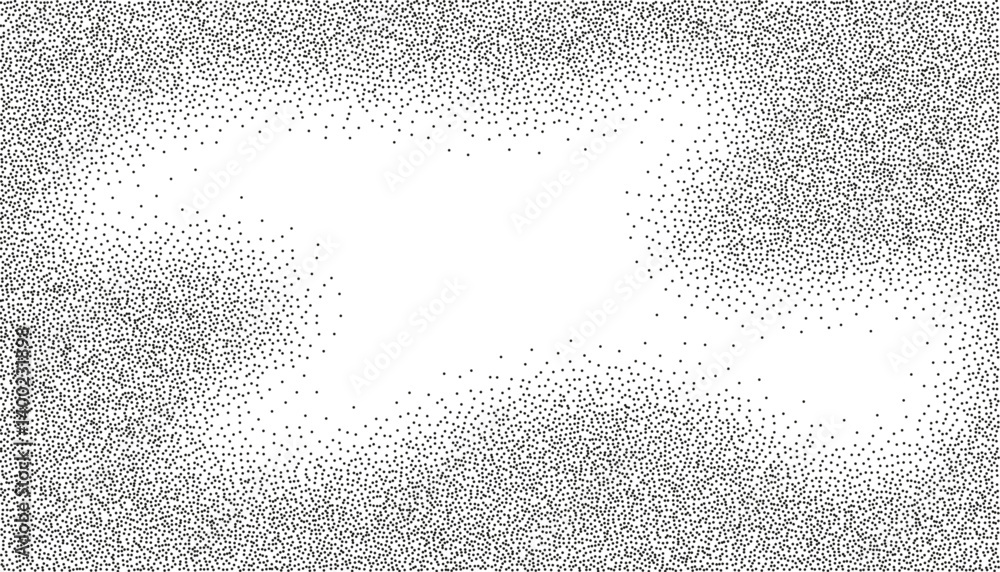 Poster abstract background with noise stipple, sand, grain, dot. halftone gradient pattern. stipple texture