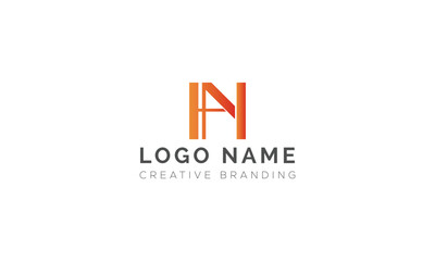 Minimalist NH Logo for Branding and Identity.