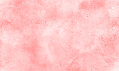 Artwork. Close up rose pink / red watercolor painting art background, Abstract pink watercolor vector art background for cards, flyer, poster, banner and cover design. 