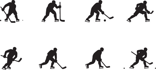 "American Hockey Player Silhouette SVG | Custom Jersey Number & Flag Background"

