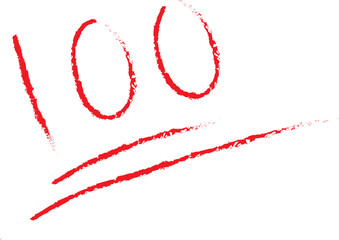 100점 글씨 일러스트 100 handwriting illustrations