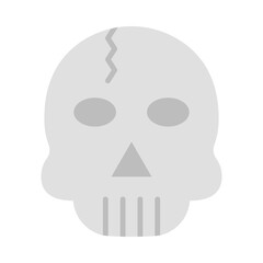 Pirate Skull flat icon