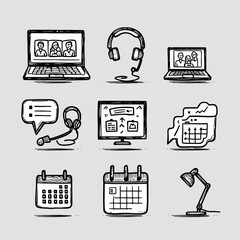 Modern Telecommunication, Collaboration, Schedule, Work