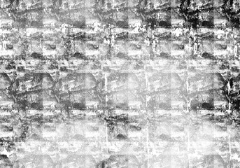 Fototapeta premium Abstract grunge black and white distressed texture background, noise background, Isolated on transparent background, PNG 