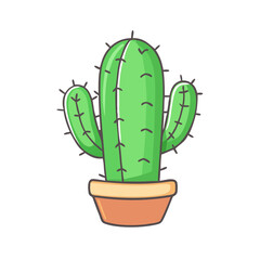 cactus  icon, cactus  vector illustration-simple illustration of cactus , perfect for cactus  logos and icons