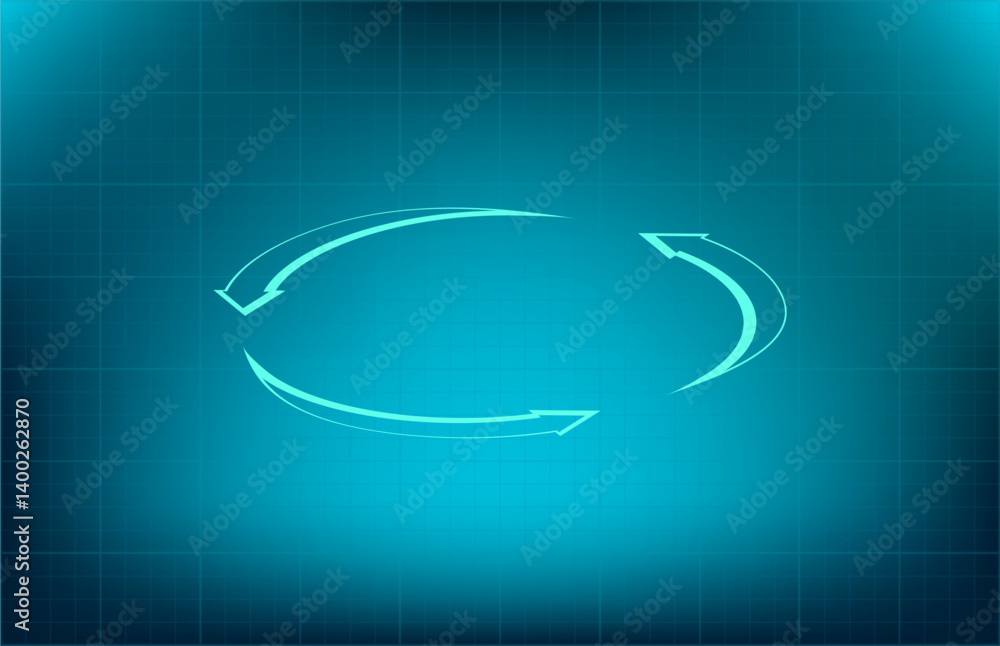 Poster vector icon on blue background with gradient
